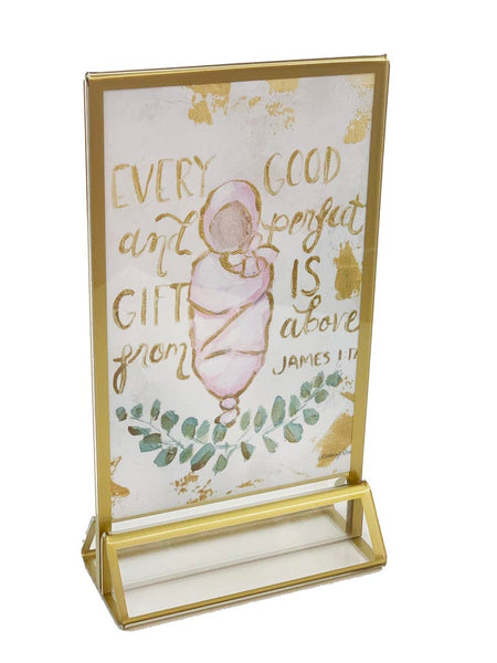 Perfect Gift Framed Print - Pink