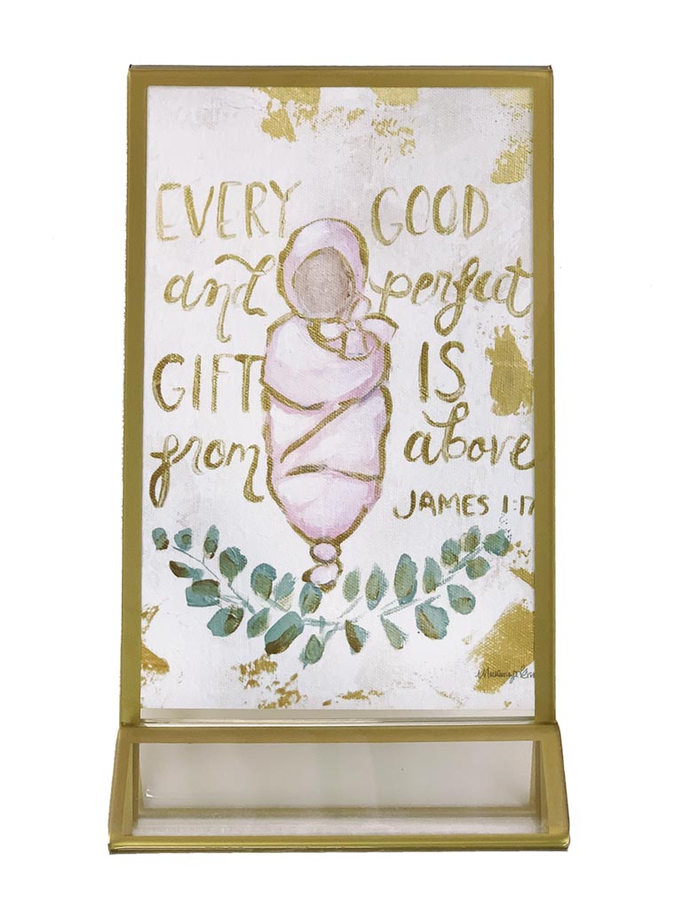 Perfect Gift Framed Print - Pink