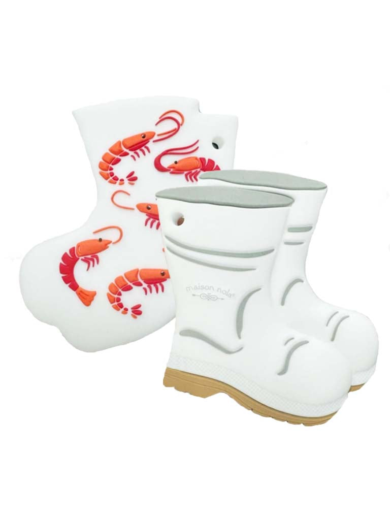 Shrimp Boot Silicone Teether