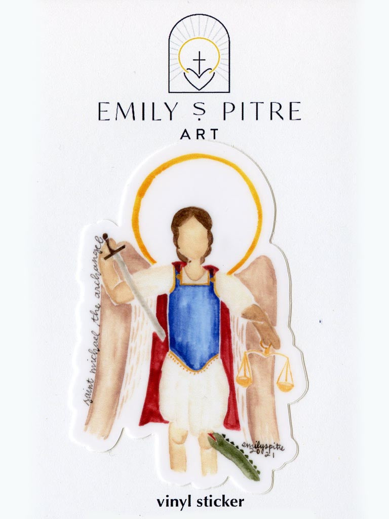 St Michael Vinyl Sticker