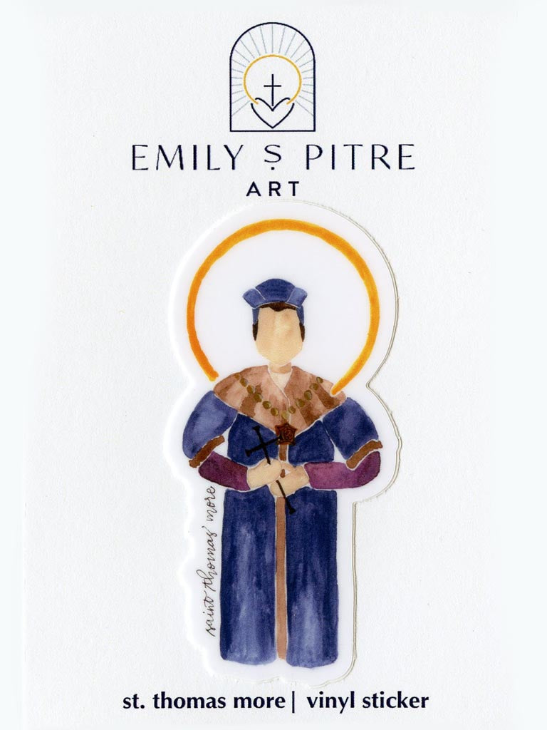 St Thomas More Vinyl Sticker