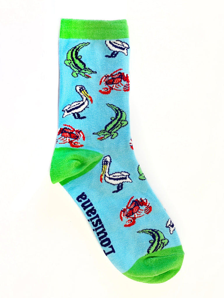Louisiana Animals Socks - Women's