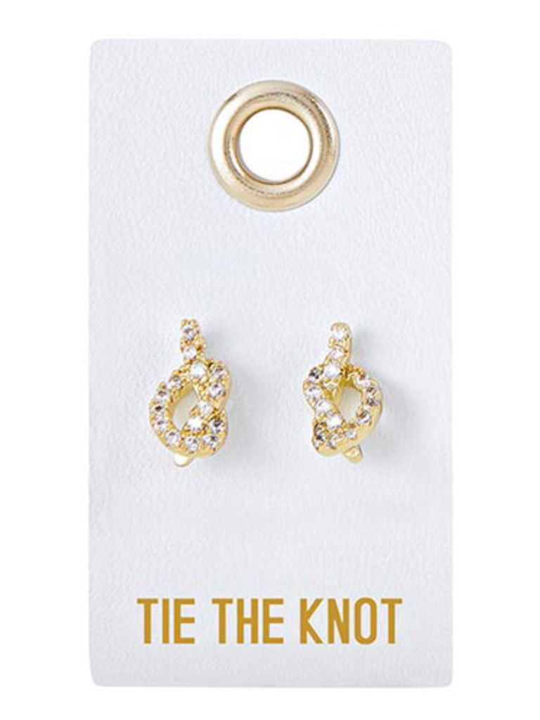 Tie the Knot Stud Earrings