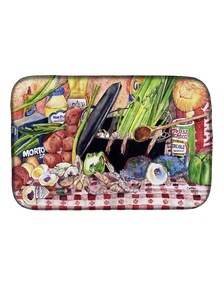 Dish Drying Mat - Gumbo & Potato Salad