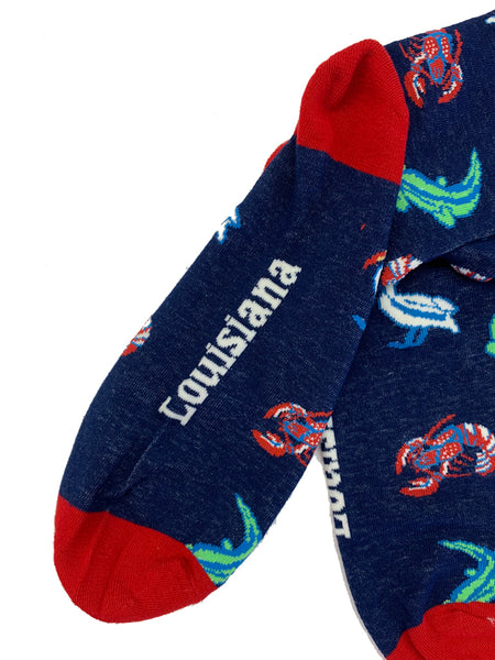 Louisiana Animals Socks  - Men's
