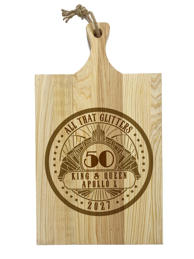 Cypress Cutting Board Apollo Logo