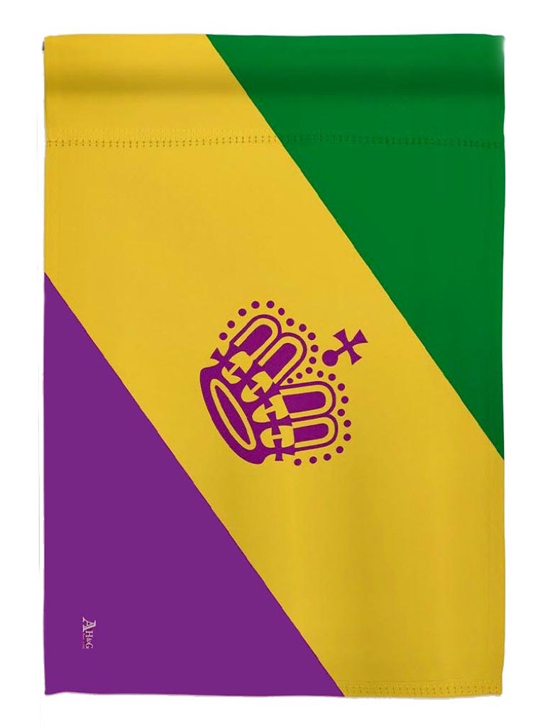 Garden Flag Mardi Gras