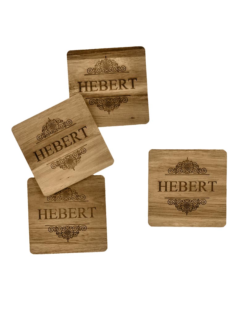 Acacia Wood Coasters