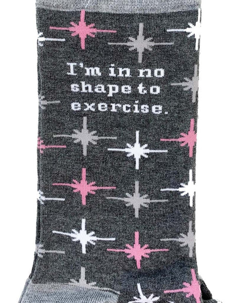Trash Talk Womens Socks - I'm in no shape...