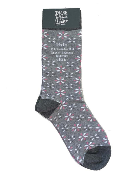 Trash Talk Womens Socks - This Grandma ...