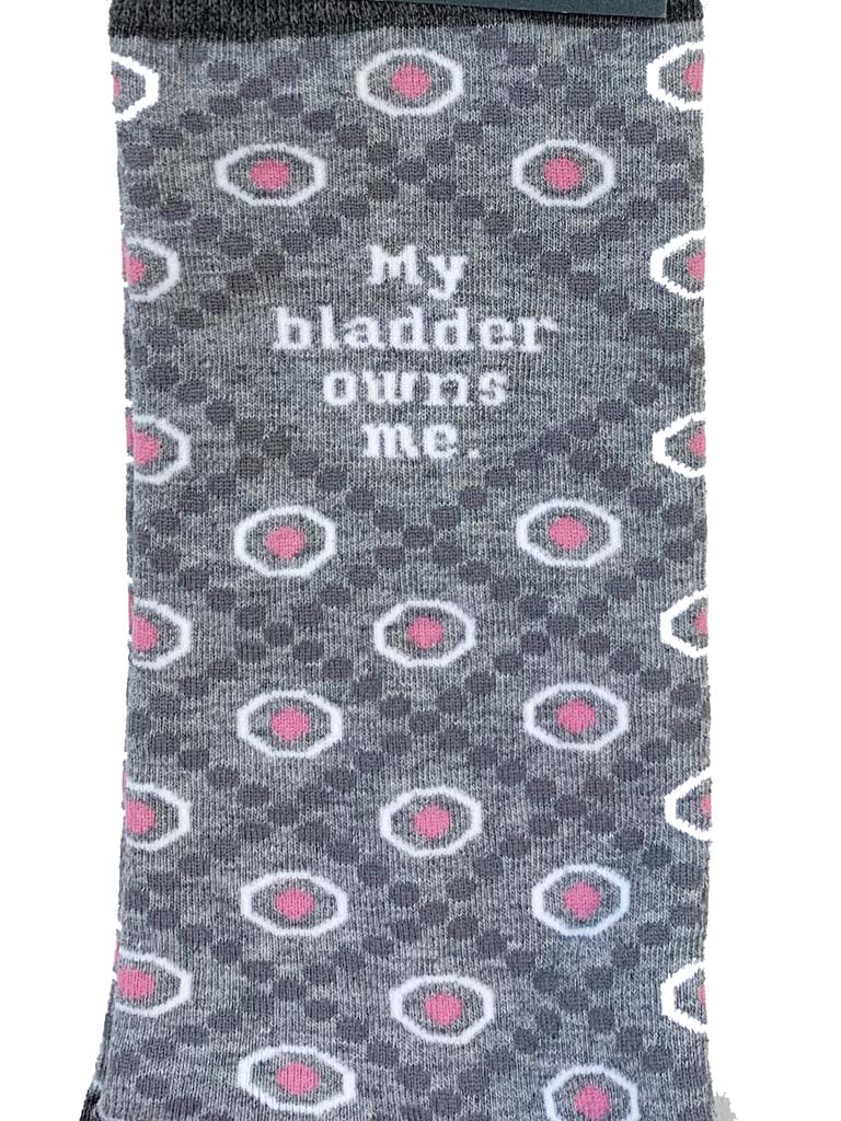 Trash Talk Womens Socks - My bladder owns me