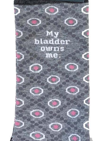 Trash Talk Womens Socks - My bladder owns me