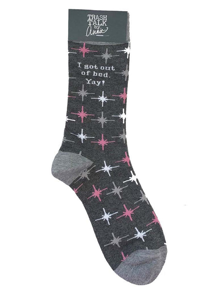 Trash Talk Womens Socks - I Got Out of Bed
