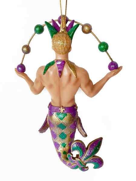 Mardi Gras Merman Ornament