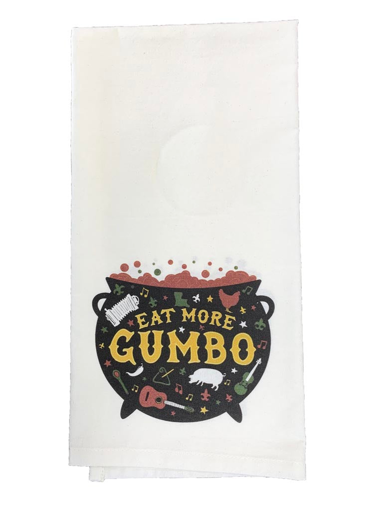 Eat More Gumbo Towel