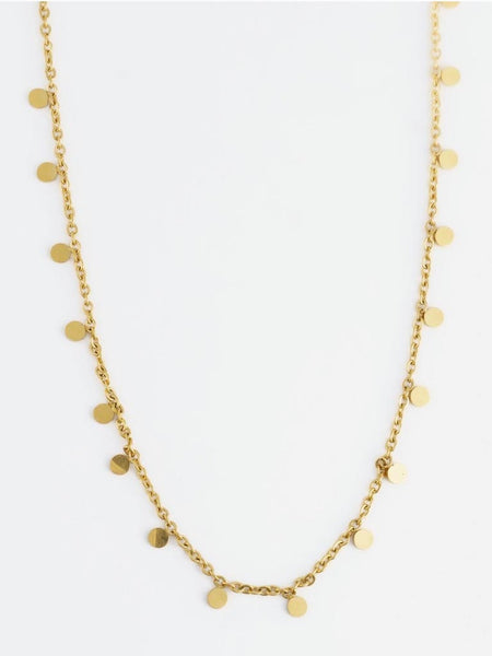 Waterproof Disc Chain Necklace