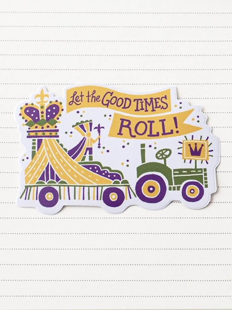 Sticker - Mardi Gras Float