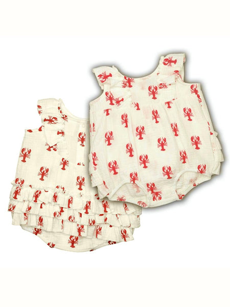 Crawfish Bubble Romper