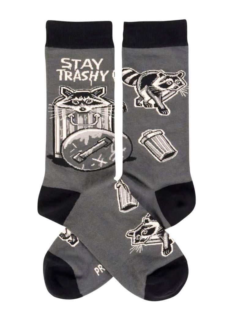 Stay Trashy Raccoon Women's Socks