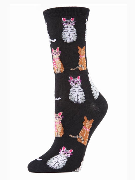 Cats with Glasses Women's Socks