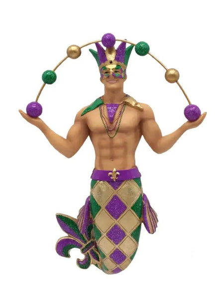Mardi Gras Merman Ornament
