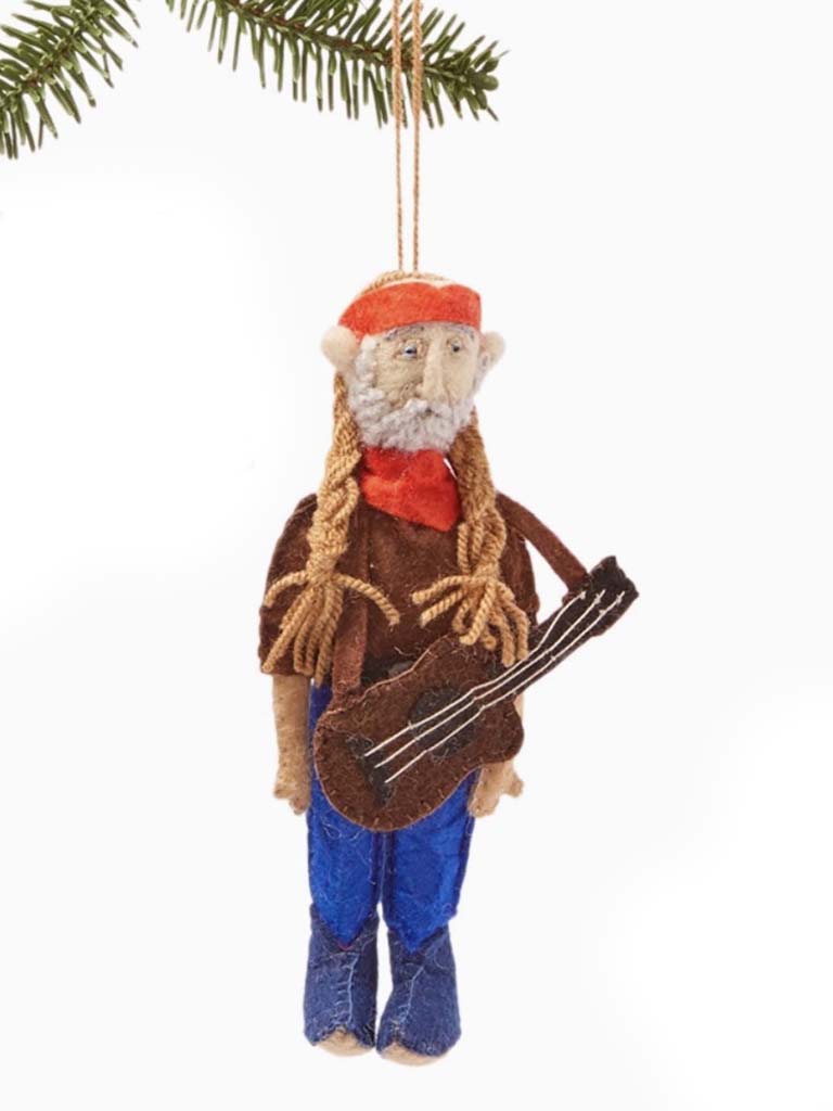 Willie Nelson Ornament