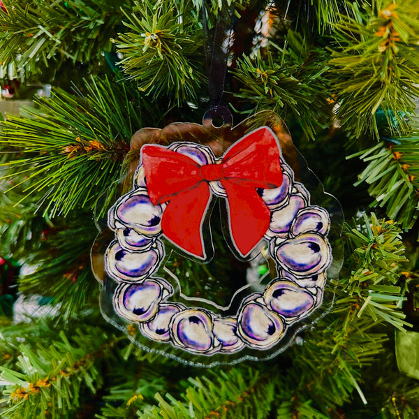 Oyster Wreath Ornament