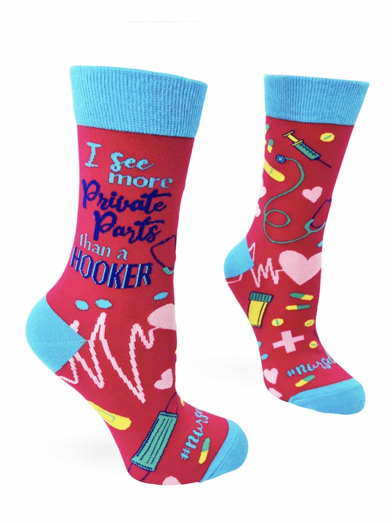 I See More Private Parts Socks - Women's