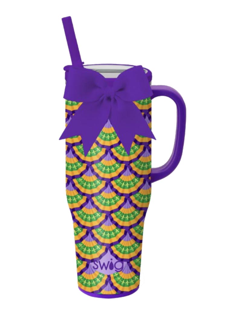 PreOrder Mardi Gras Insulated Swig Mug - 40oz
