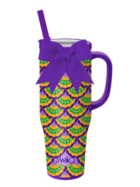 PreOrder Mardi Gras Insulated Swig Mug - 40oz