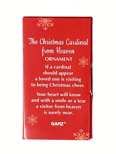 Christmas Cardinal from Heaven Ornament