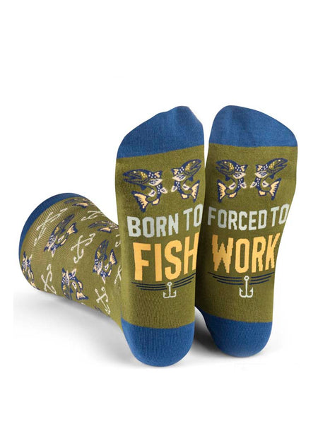 Born to Fish Men's Socks