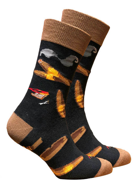 Cigar & Matches Men's Socks