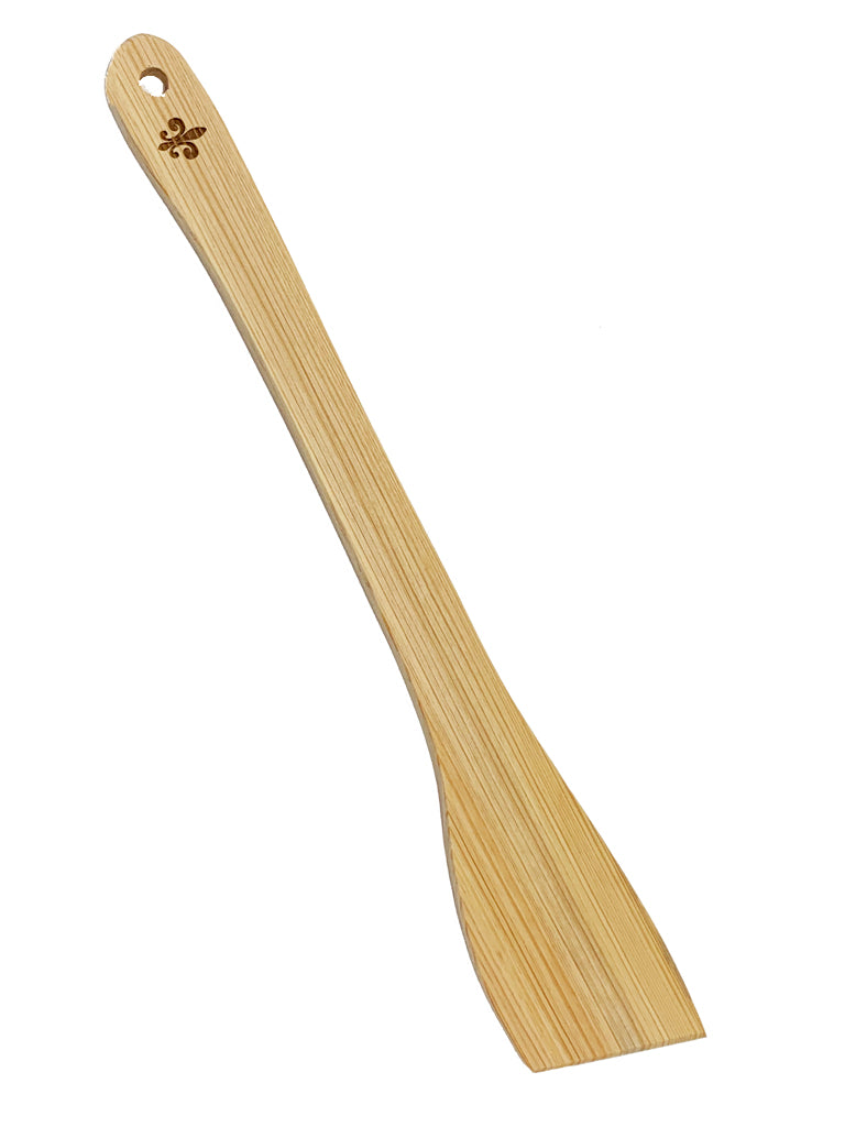 Louisiana Cypress Roux Spoon  - Fleur de lis