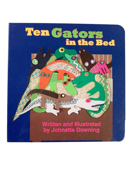 Ten Gators in the Bed Board Book