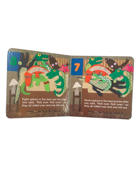 Ten Gators in the Bed Board Book