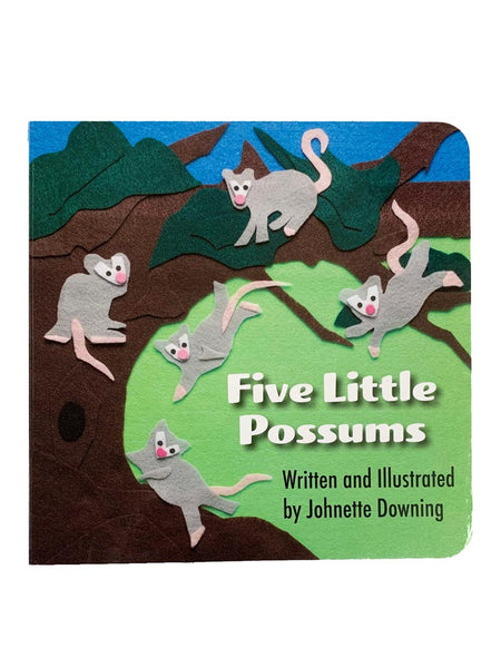 Five Little Possums Board Book