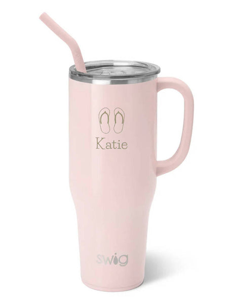 Personalized Swig 40oz Mug - Shimmer Ballet