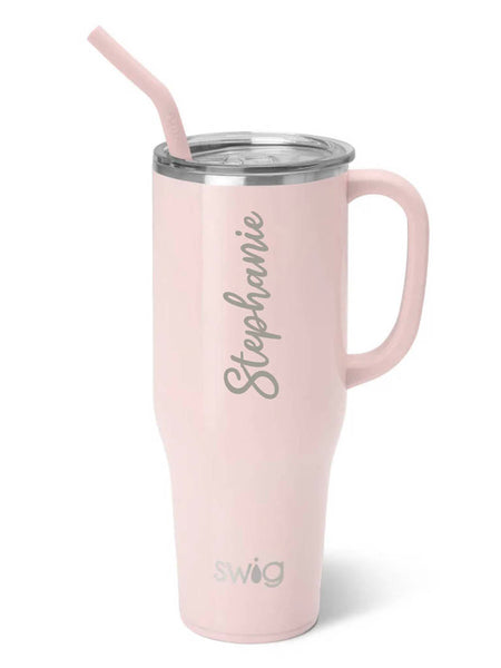 Personalized Swig 40oz Mug - Shimmer Ballet