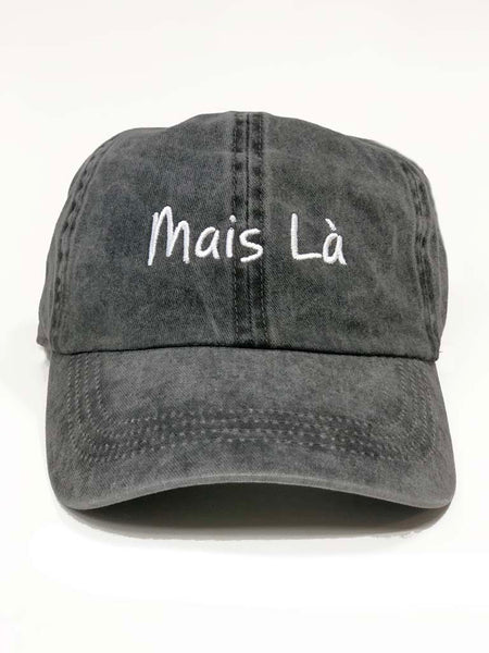 Mais La Baseball Cap - Soft Black