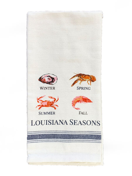 Louisiana Seasons Hand Towel