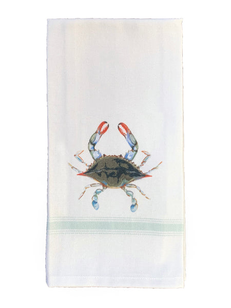 Blue Crab Hand Towel