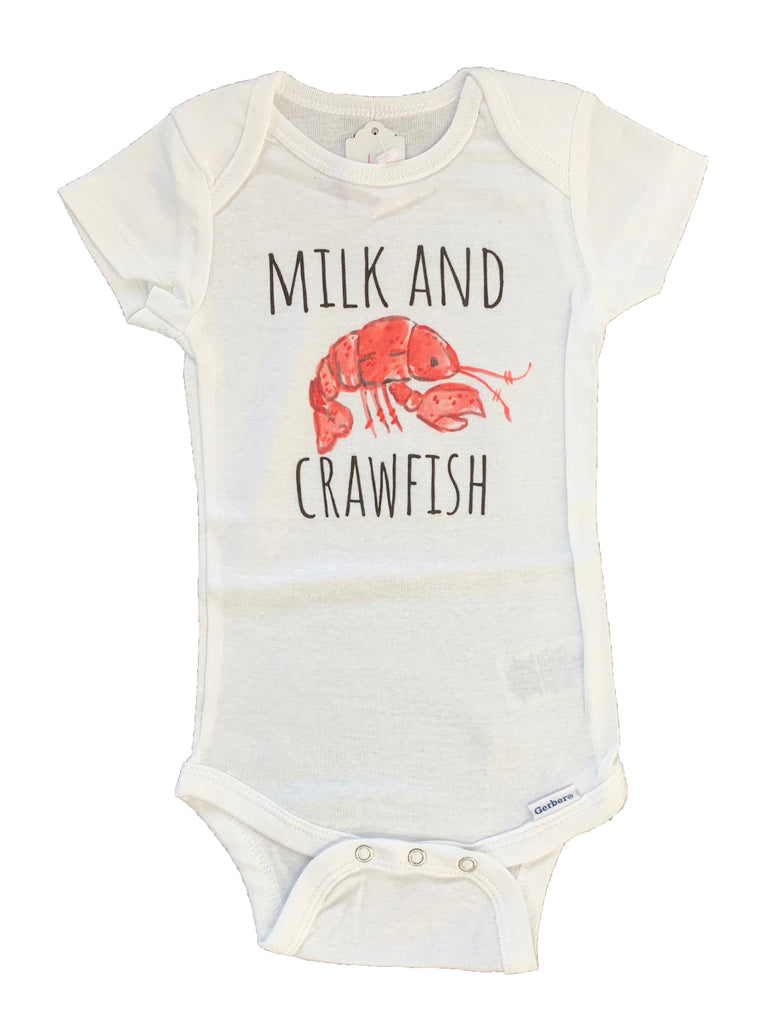 Milk & Crawfish Onesie