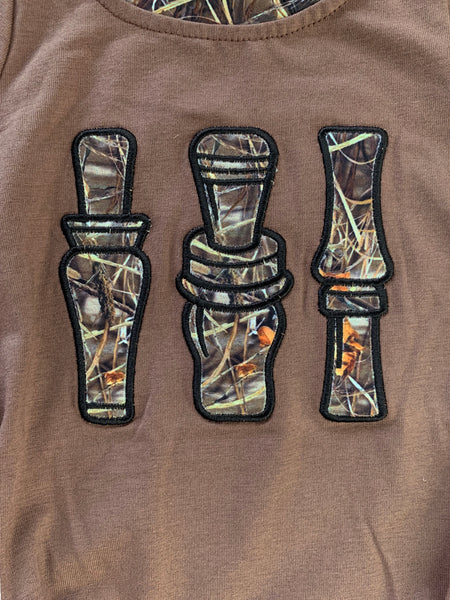 Camo Duck Call Romper