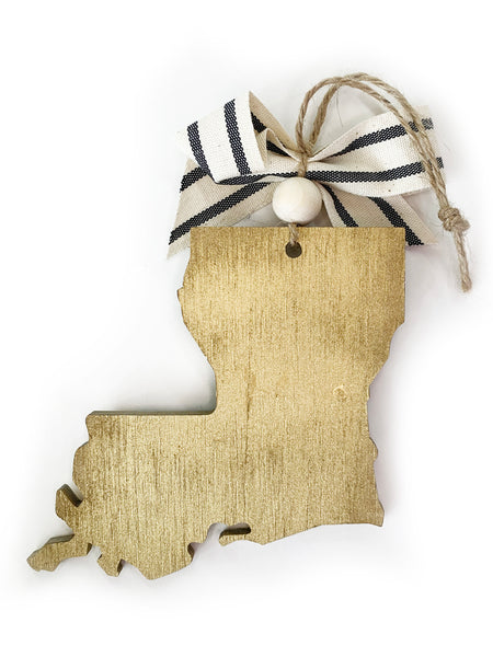 Louisiana Gator Ornament