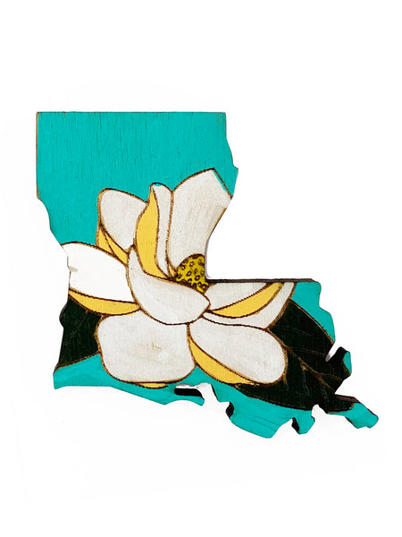 Louisiana Magnolia Magnet