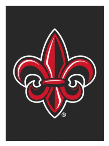 ULL Fleur de Lis Garden Flag