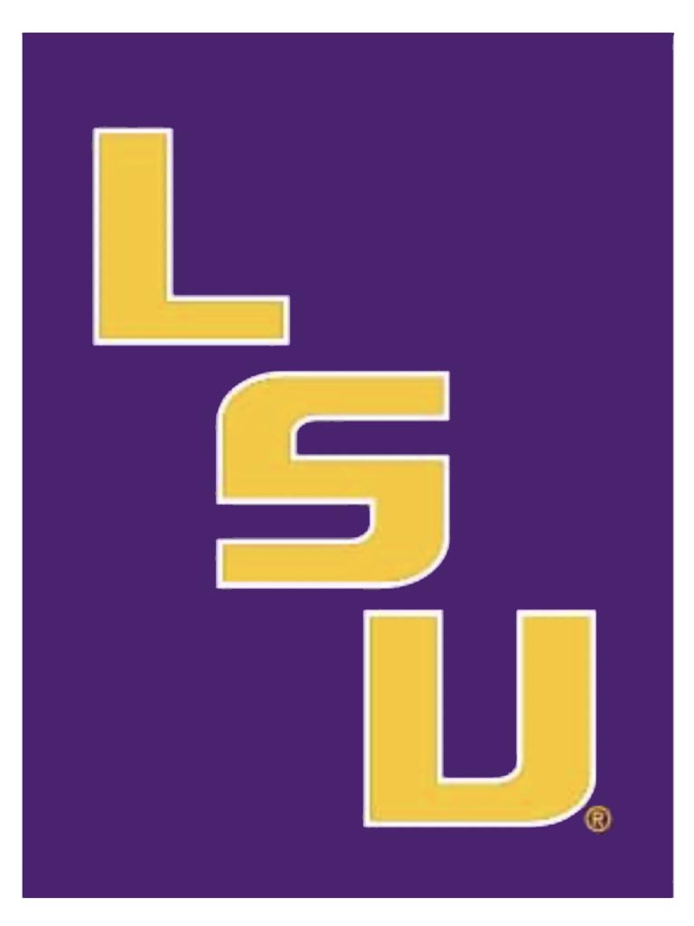 LSU Garden Flag