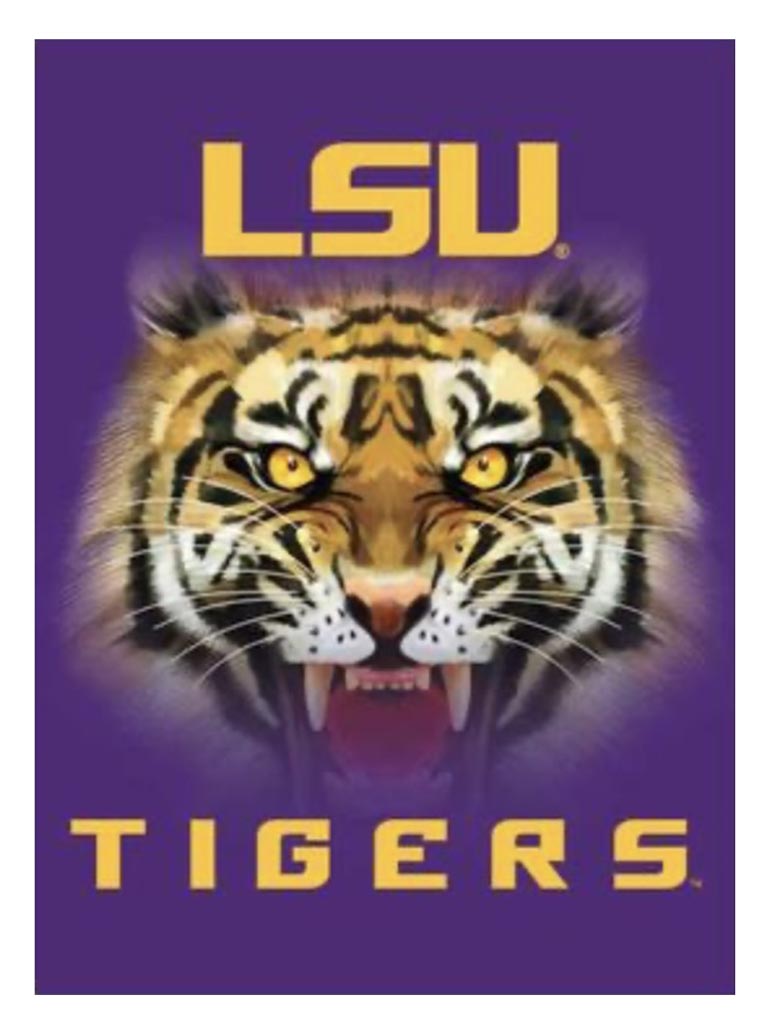 LSU Tigers Garden Flag