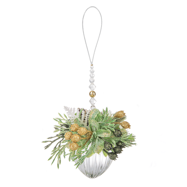 Mistletoe Krystal Drop Ornament